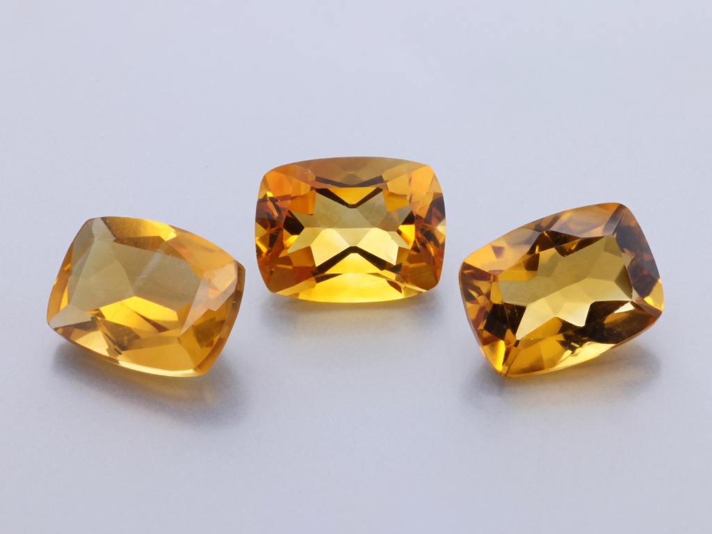 [QCAB0806] Citrine 8x6mm Cushion