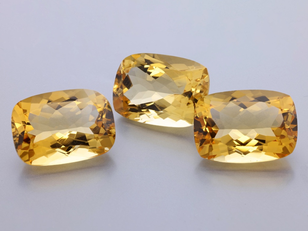 [QCAB1410] Citrine 14x10mm Cushion