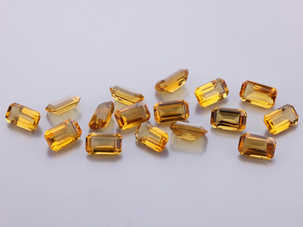 [QCOS0503] Citrine 5x3mm Emerald Cut