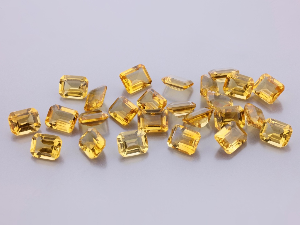 [QCOS0504] Citrine 5x4mm Emerald Cut