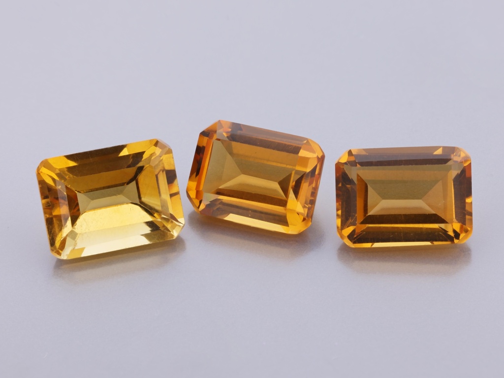 [QCOS0806] Citrine 8x6mm Emerald Cut