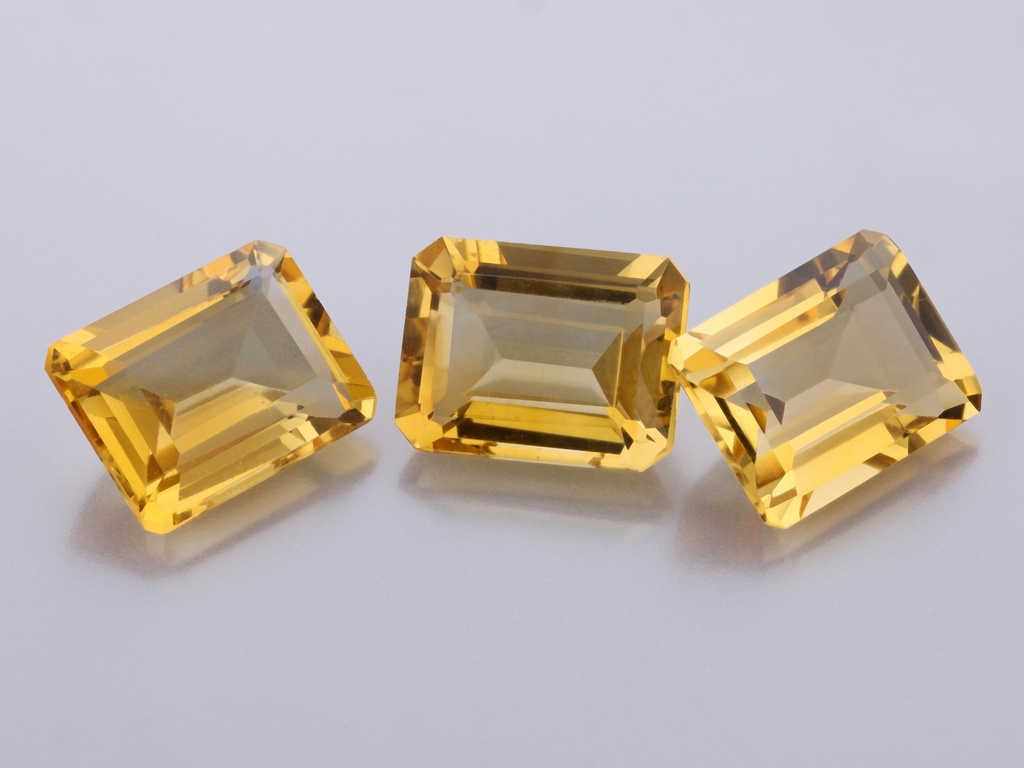 [QCOS0907] Citrine 9x7mm Emerald Cut
