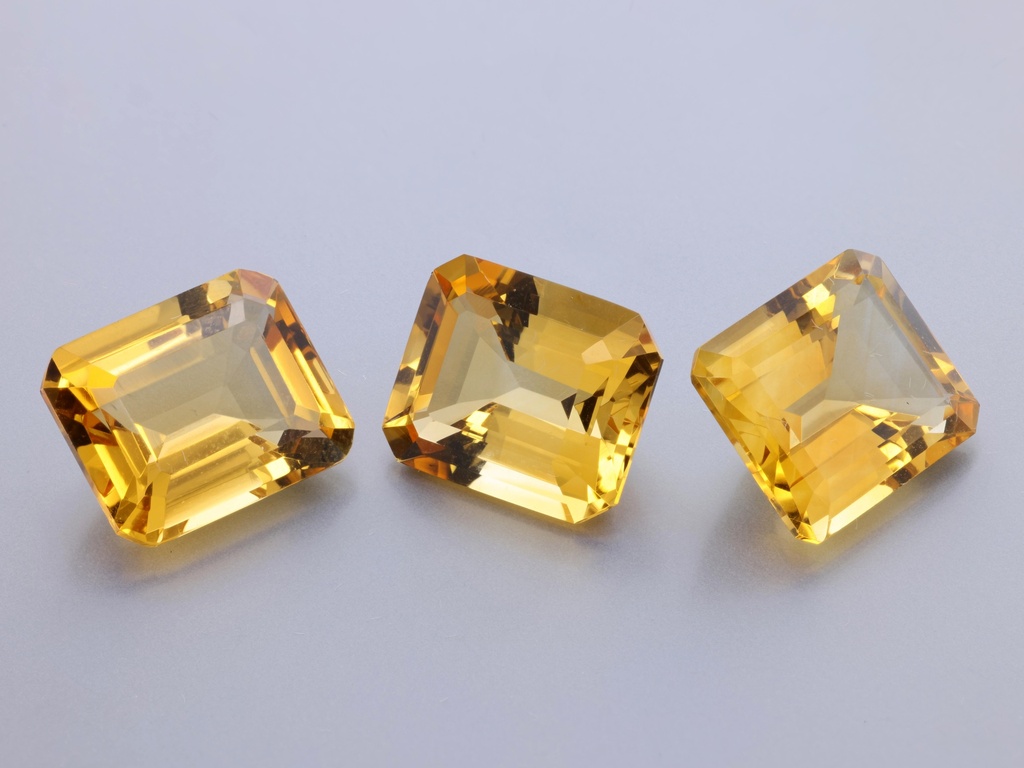 [QCOS1210] Citrine 12x10mm Emerald Cut