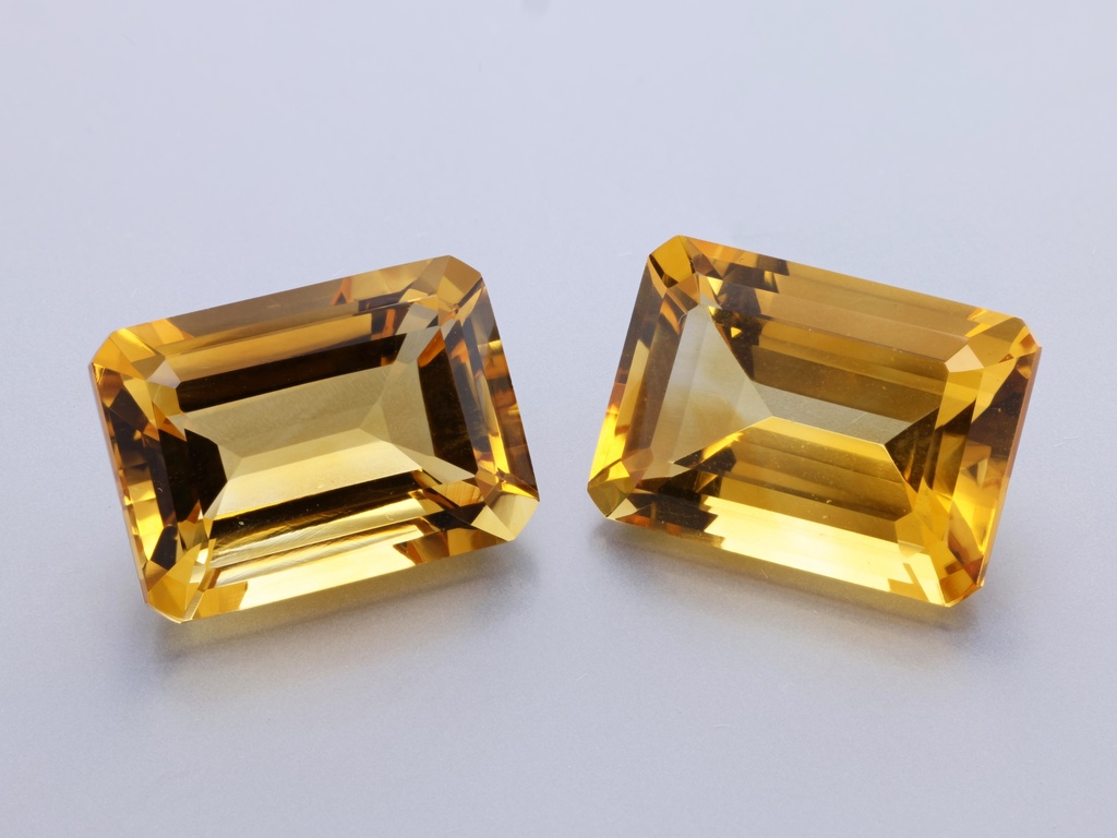 [QCOS1410] Citrine 14x10mm Emerald Cut
