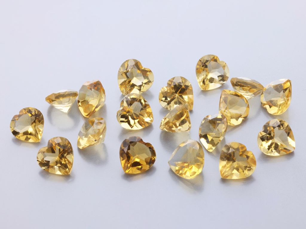 [QCHB0600] Citrine 6.00mm Heart Shape 