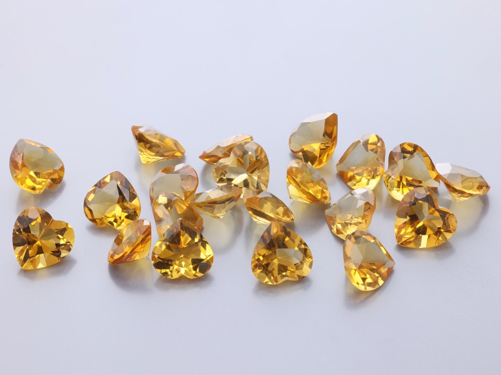 [QCHB0700] Citrine 7.00mm Heart Shape 