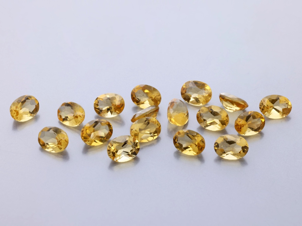 [QCVB0403] Citrine 4x3mm Oval