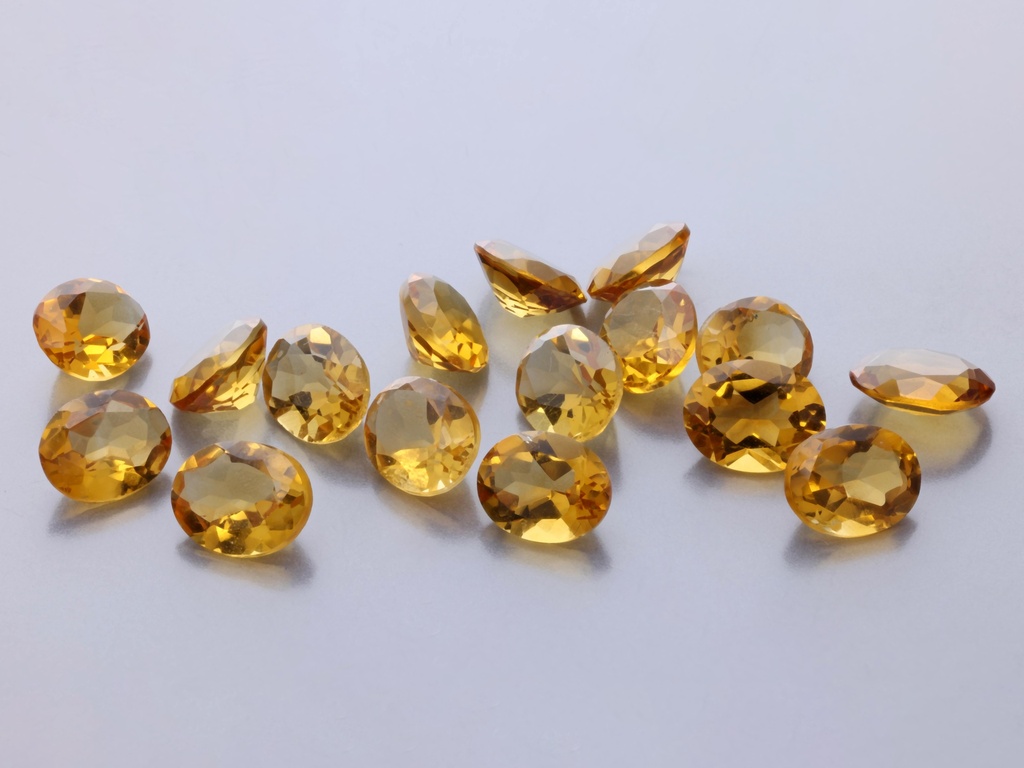 [QCVB0504] Citrine 5x4mm Oval