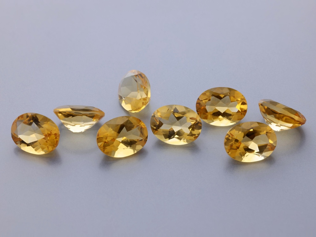 [QCVB0806] Citrine 8x6mm Oval