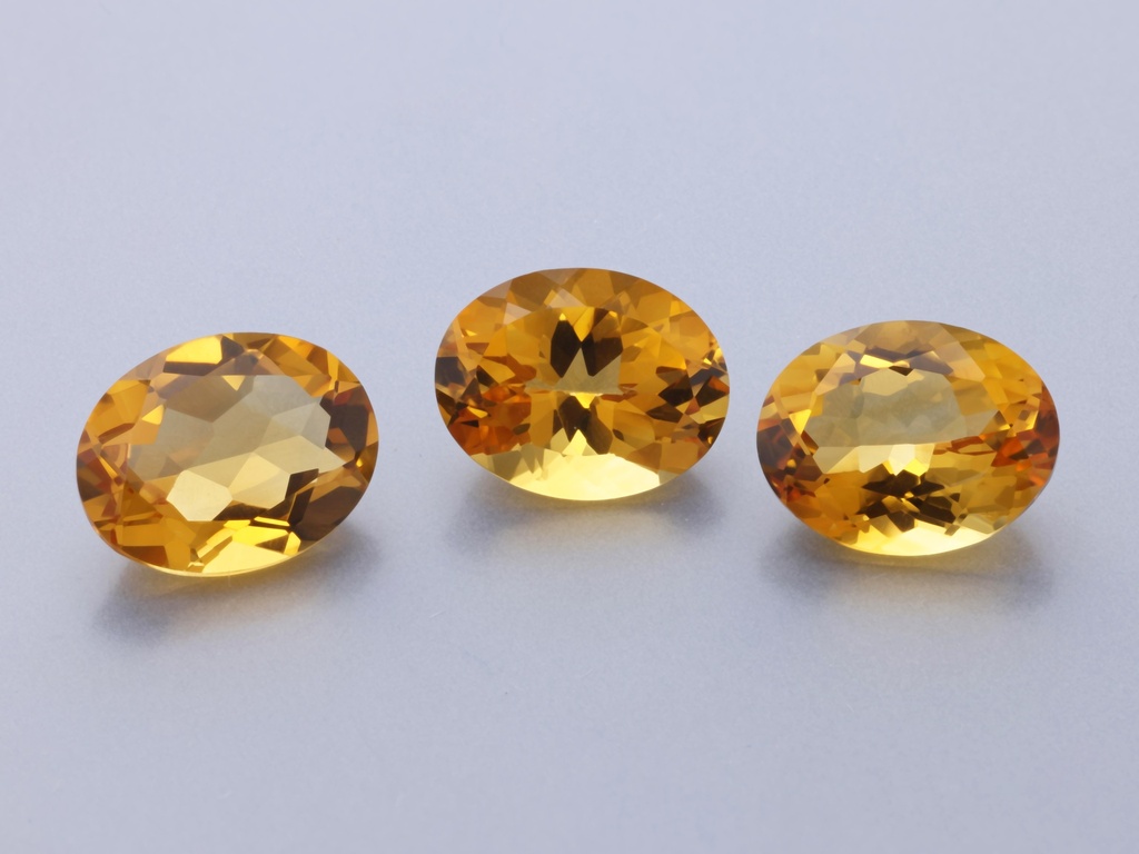 [QCVB0907] Citrine 9x7mm Oval