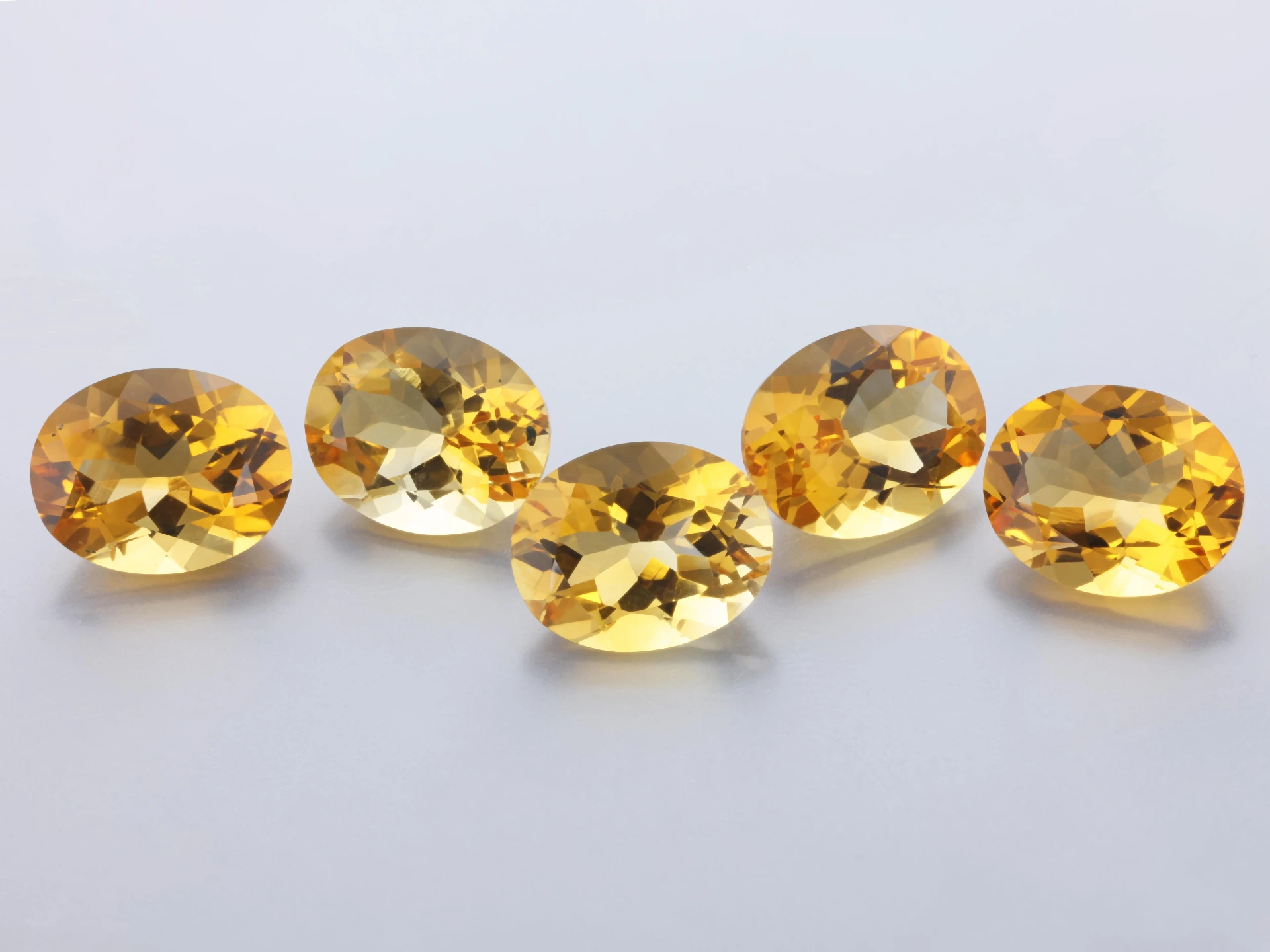 [QCVB1008] Citrine 10x8mm Oval