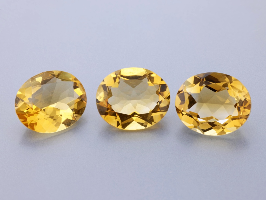 [QCVB1210] Citrine 12x10mm Oval