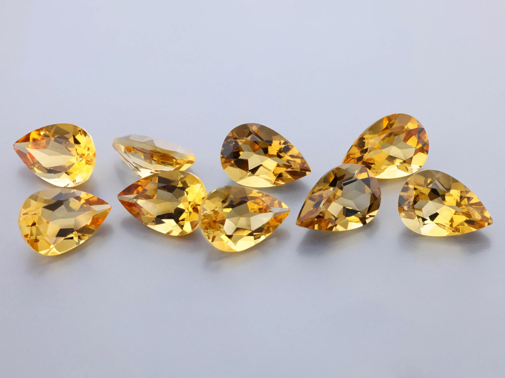 [QCPB1007] Citrine 10x7mm Pear Shape
