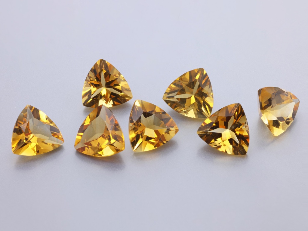 [QCTB0800] Citrine 8.00mm Trilliant