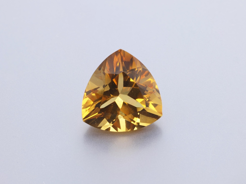 [QCTB1000] Citrine 10mm Trilliant