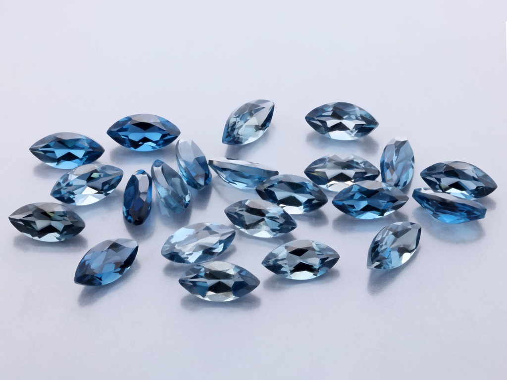 [TLMB0603] Topaz London Blue 6x3mm Marquise 