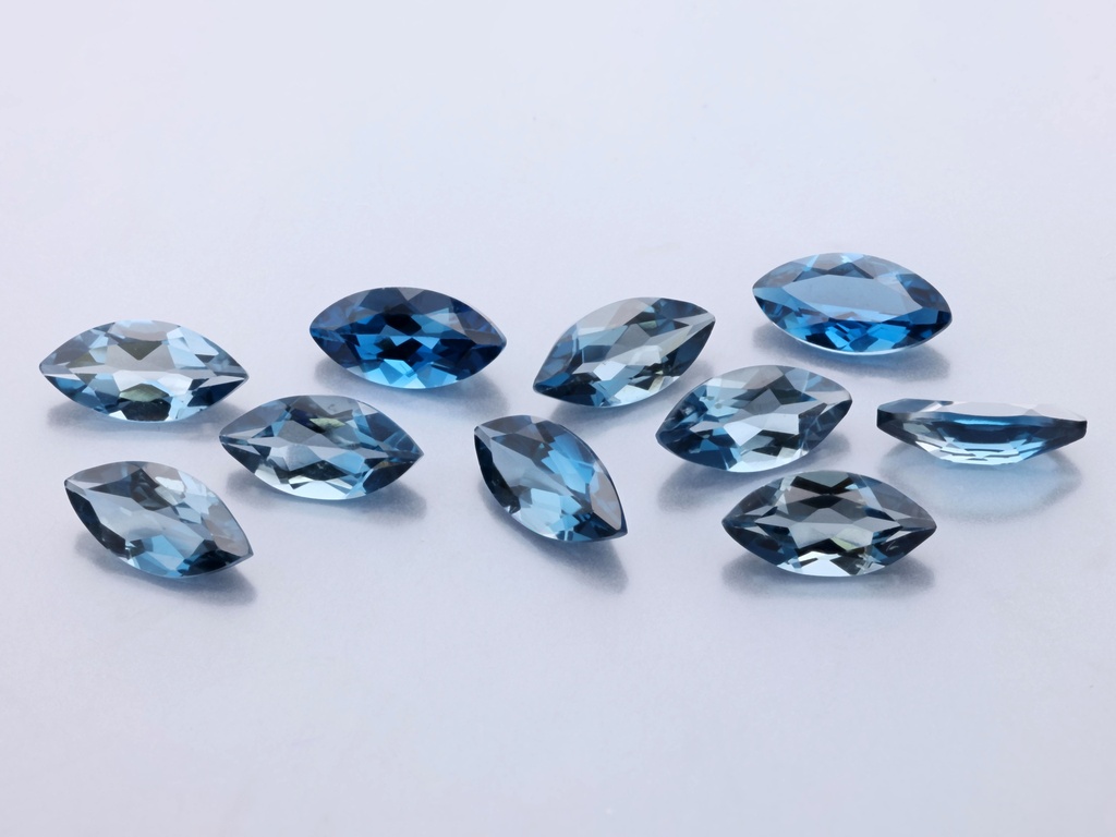 [TLMB0804] Topaz London Blue 8x4mm Marquise 