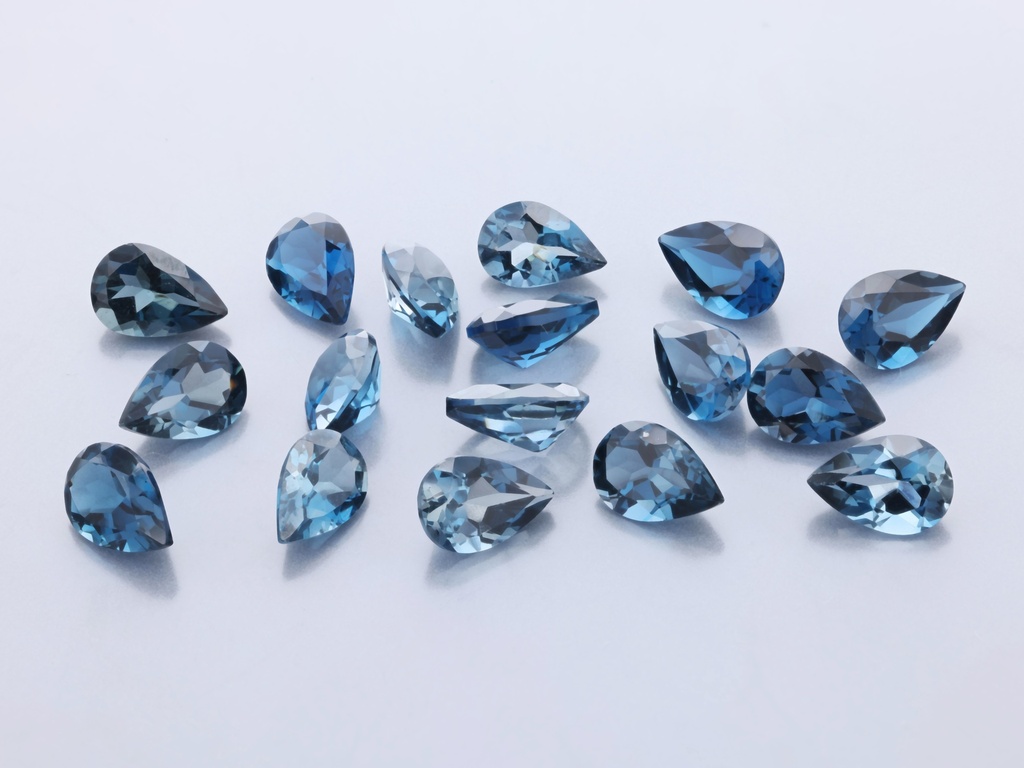 [TLPB0604] Topaz London Blue 6x4mm Pear Shape 