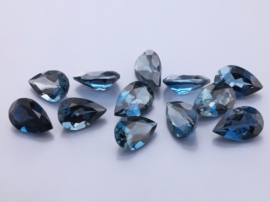 [TLPB0906] Topaz London Blue 9x6mm Pear Shape 