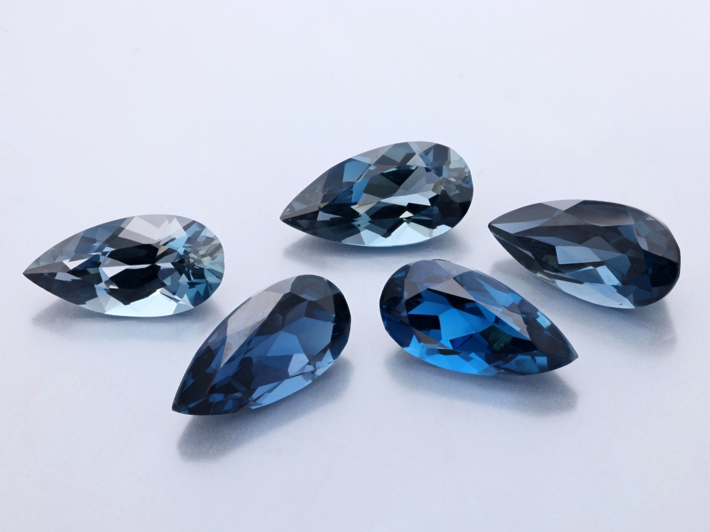 [TLPB1206] Topaz London Blue 12x6mm Pear Shape 