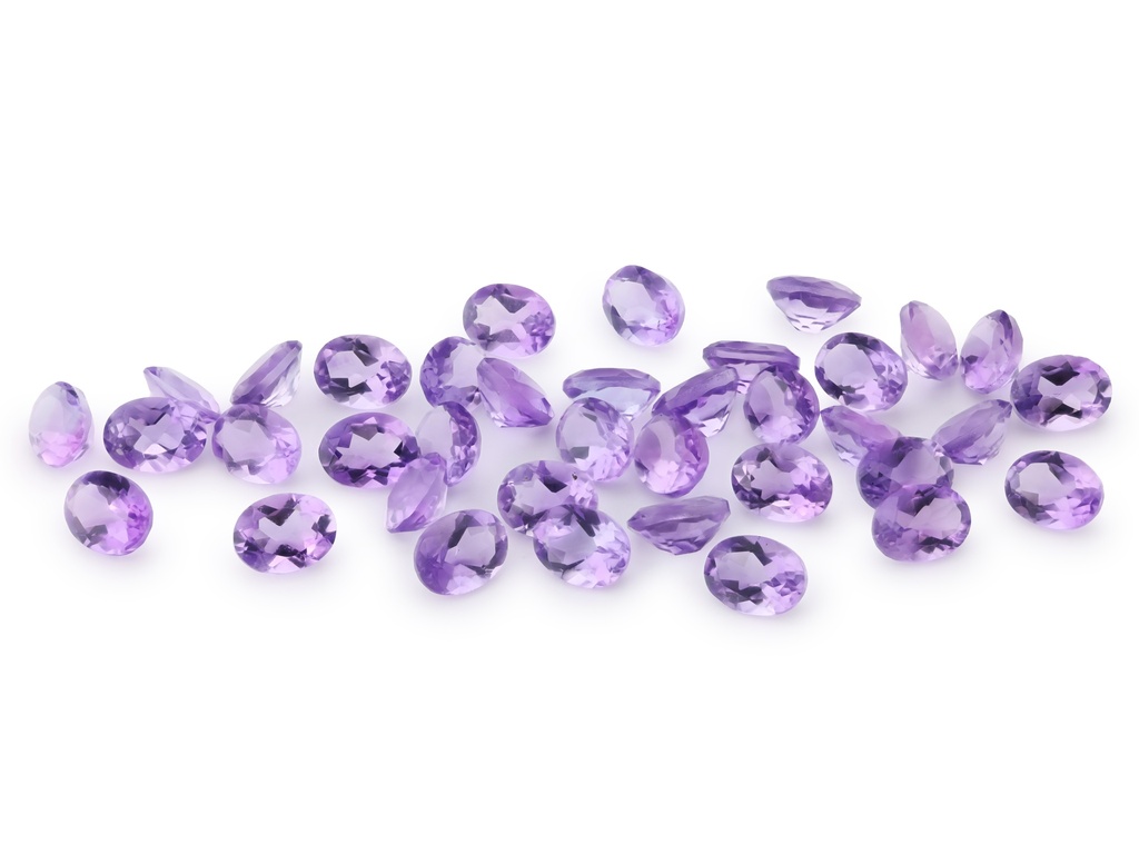 Amethyst 4x3mm Oval Light Colour 
