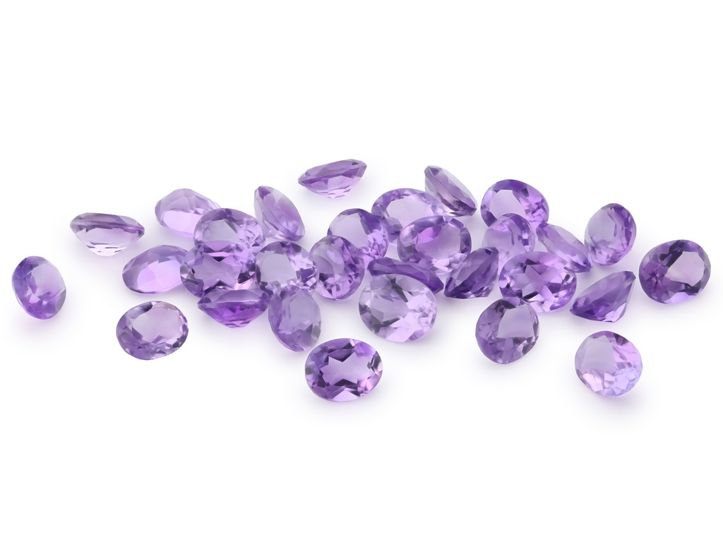 Amethyst 5x4mm Oval Light