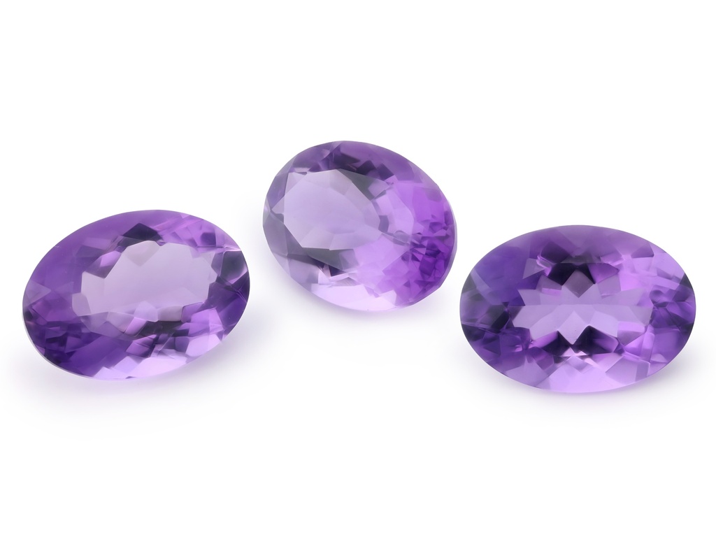 [QAVB1410F] Amethyst 14x10mm Oval Light Colour 
