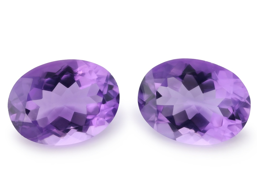 [QAVB1612F] Amethyst 16x12mm Oval Light Colour 