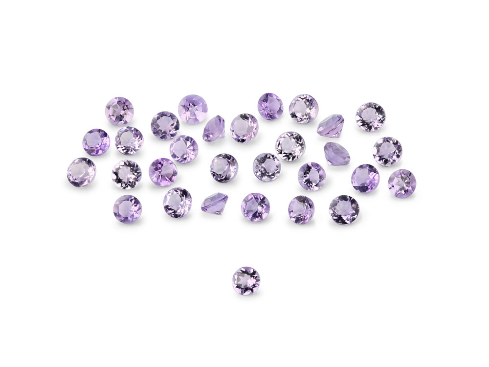 [QARB0200F] Amethyst 2.00mm Round Light Colour 