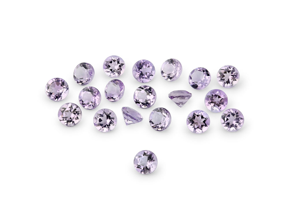 [QARB0275F] Amethyst 2.75mm Round Light Colour 