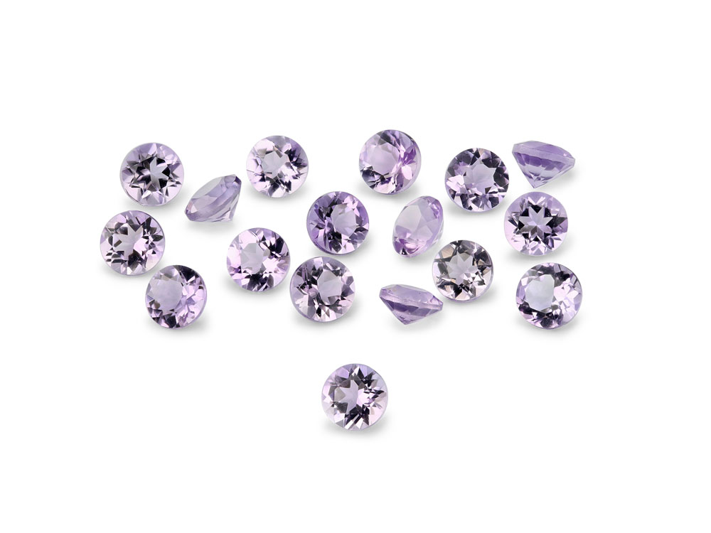 [QARB0300F] Amethyst 3.00mm Round Light Colour 