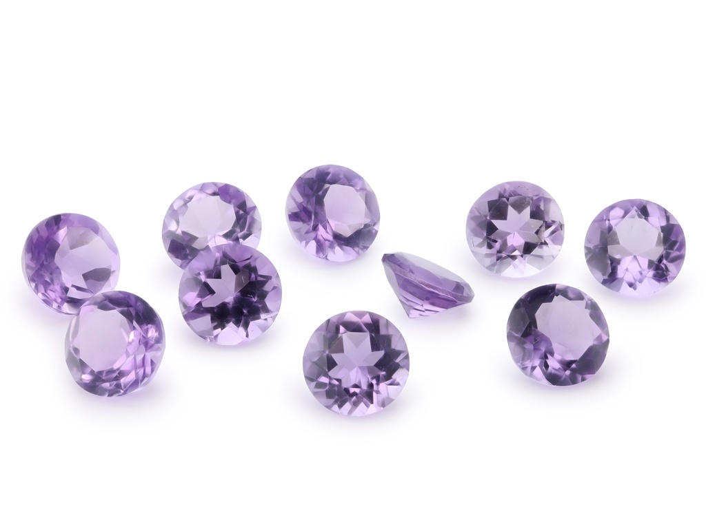 [QARB0750F] Amethyst 7.50mm Round Light Colour 