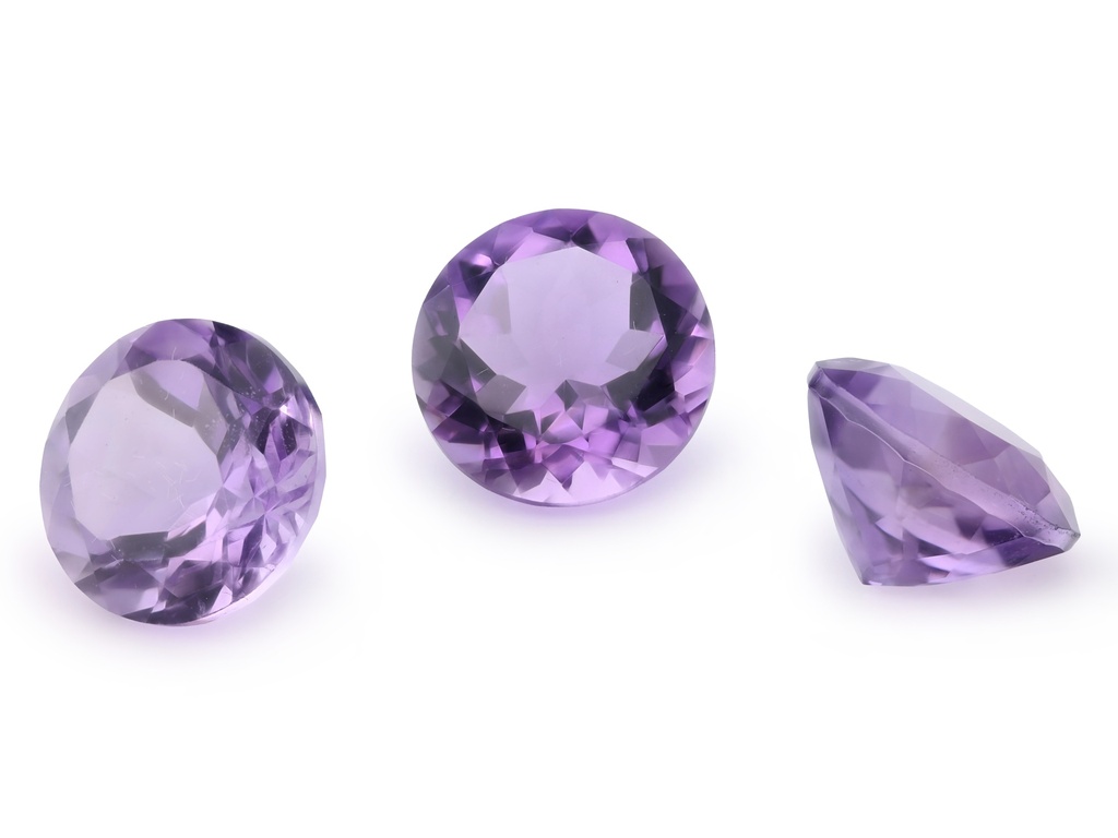 [QARB1100F] Amethyst 11mm Round Light Colour 