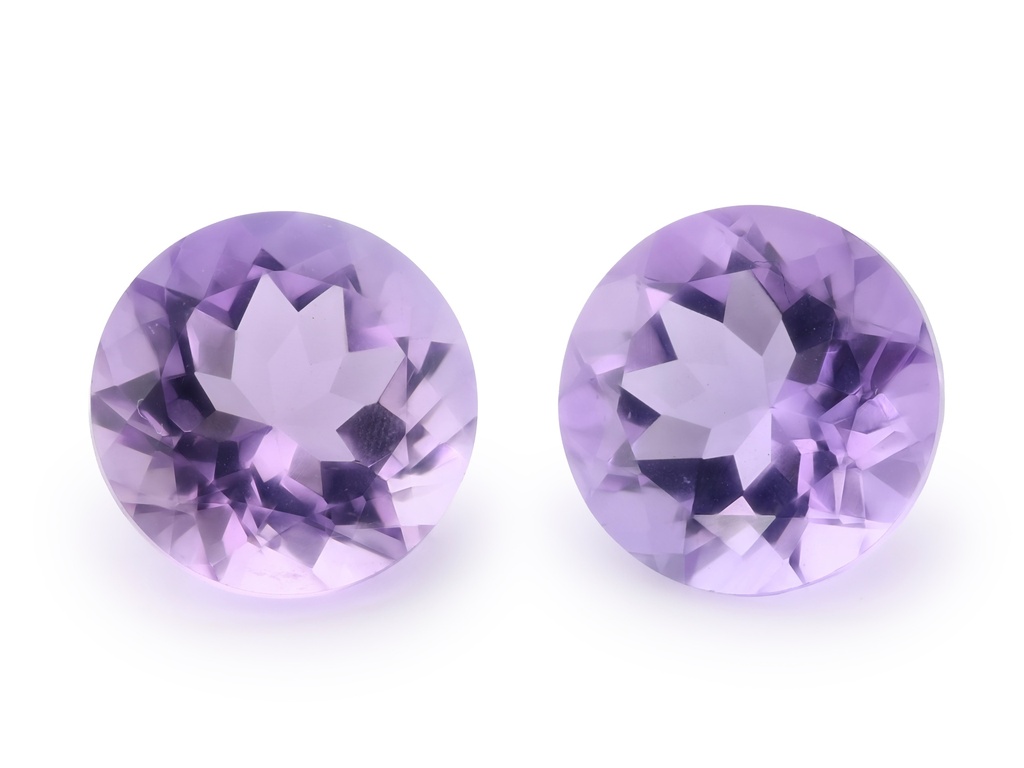 [QARB1300F] Amethyst 13mm Round Light Colour 