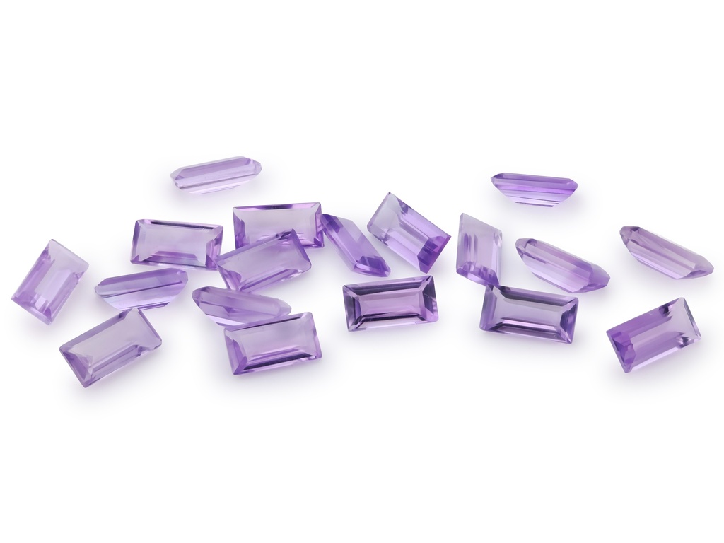 [QABS0603F] Amethyst 6x3mm Baguette Light Colour 