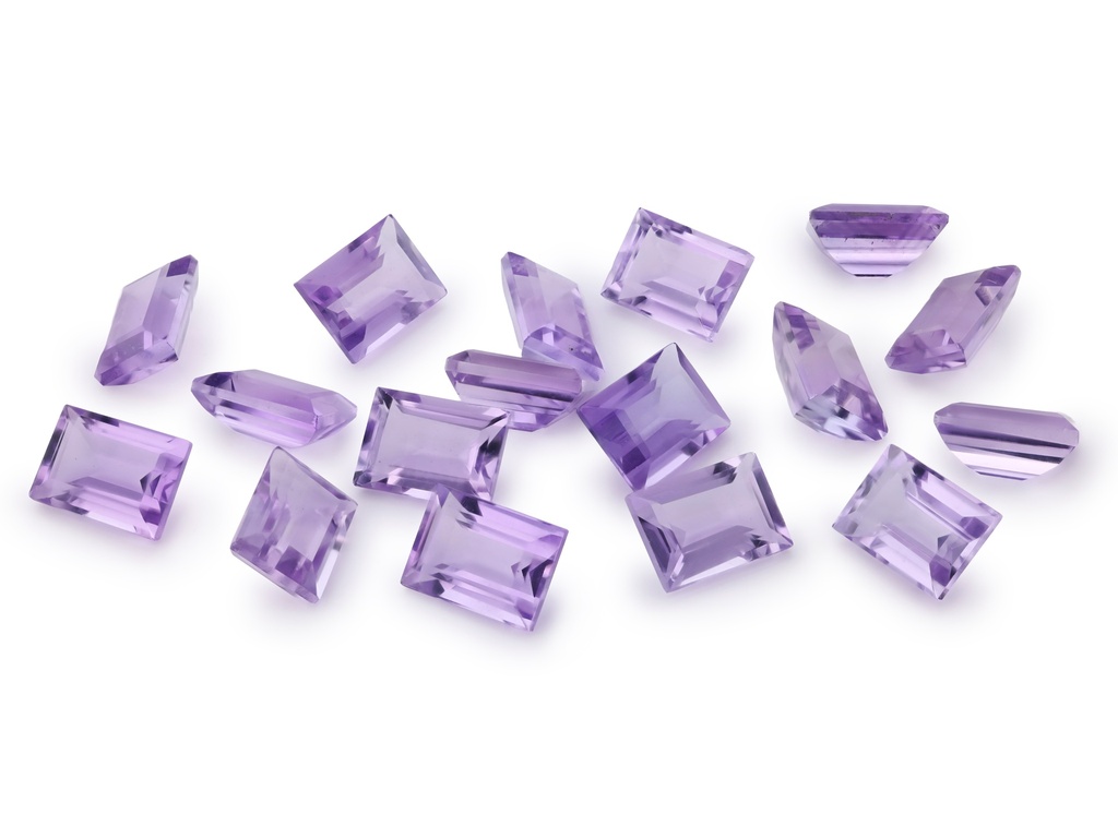[QABS0705F] Amethyst 7x5mm Baguette Light Colour 