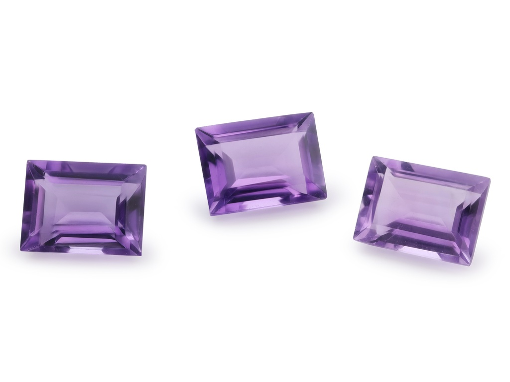 [QABS0806F] Amethyst 8x6mm Baguette Light Colour 