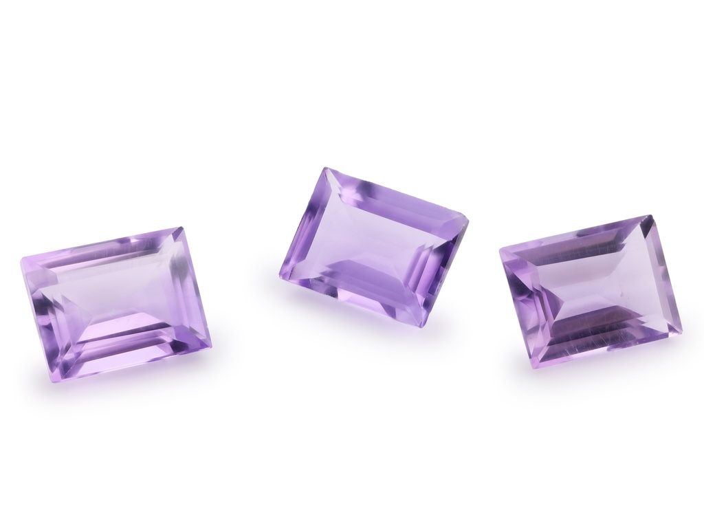 [QABS0907F] Amethyst 9x7mm Baguette Light Colour 