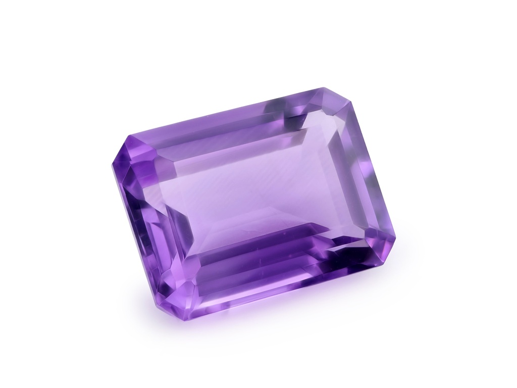 [QAOS2015F] Amethyst 20x15mm Emerald Cut Light Colour 