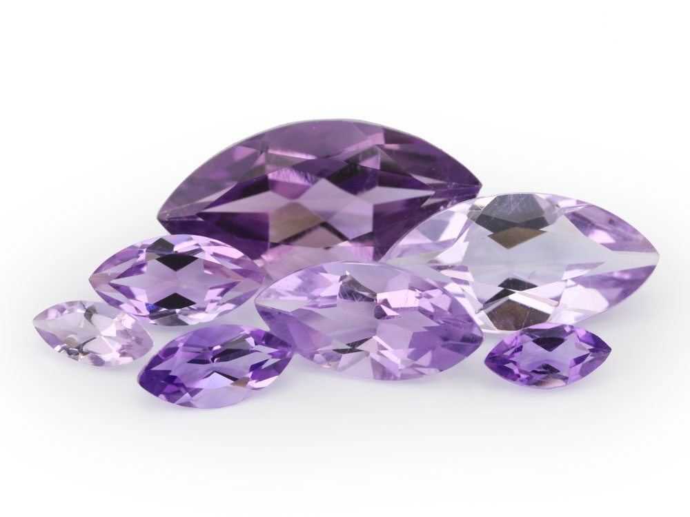 [QAMB0402F] Amethyst 4x2mm Marquise Light Colour 