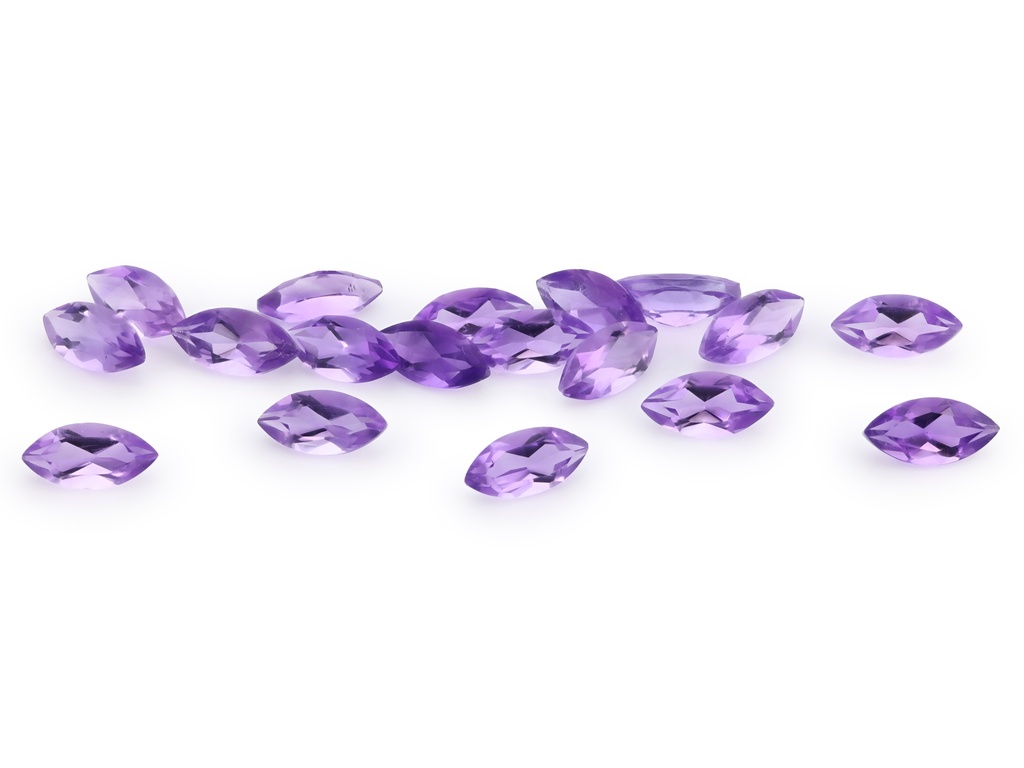 [QAMB0603F] Amethyst 6x3mm Marquise Light Colour 