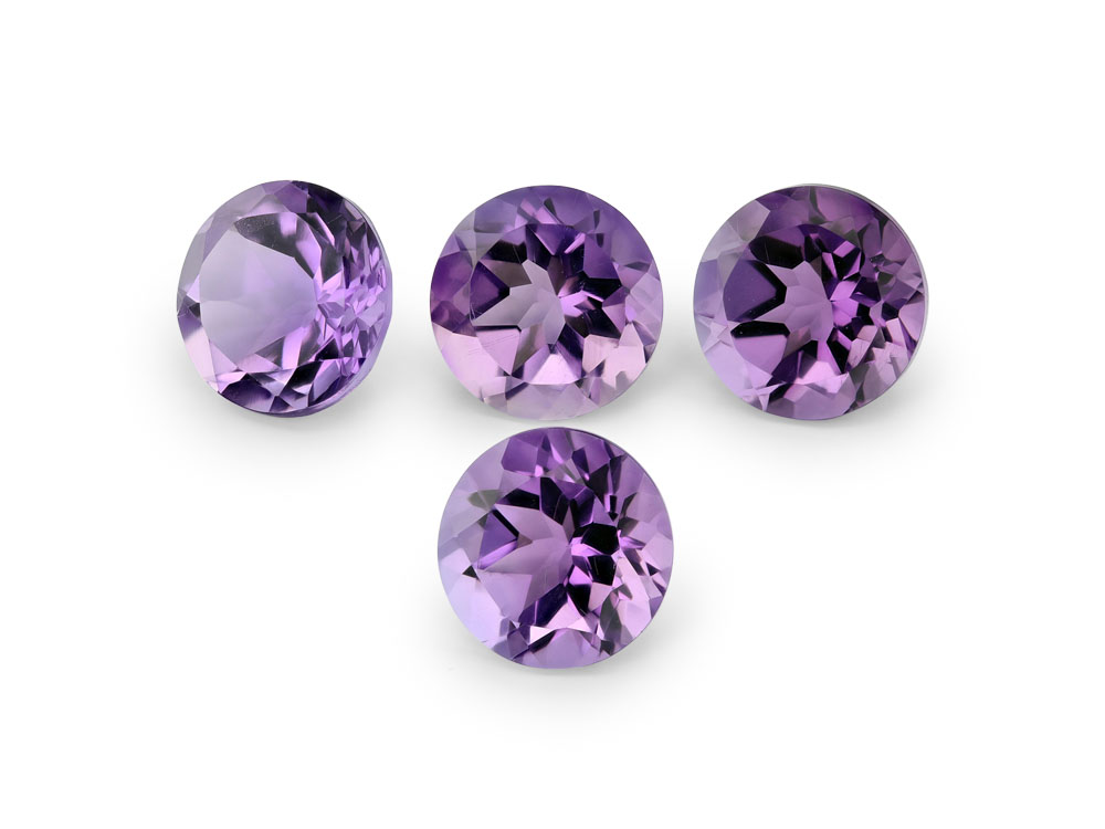 [QARB0700M] Amethyst 7.00mm Round Mid to Strong Colour