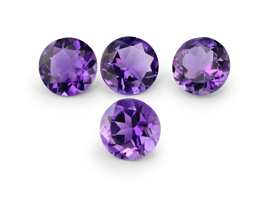 [QARB0750M] Amethyst 7.50mm Round Mid to Strong Colour