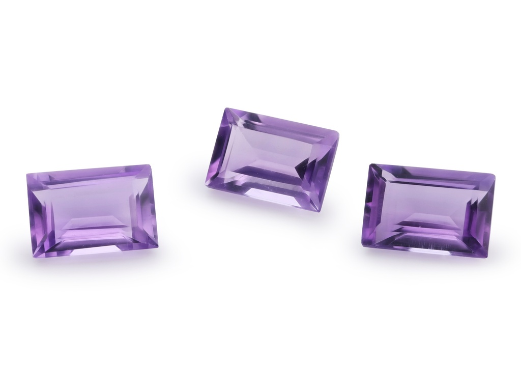 [QABS0604M] Amethyst 6x4mm Baguette Mid to Strong Colour 