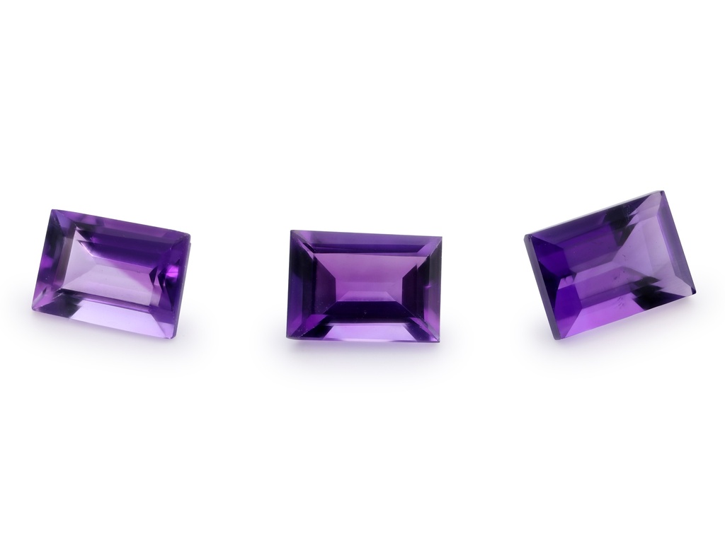 [QABS0705M] Amethyst 7x5mm Baguette Mid to Strong Colour 