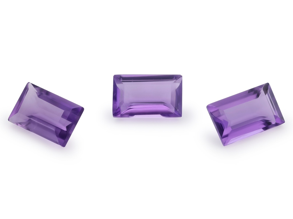 [QABS0805M] Amethyst 8x5mm Baguette Mid to Strong Colour 
