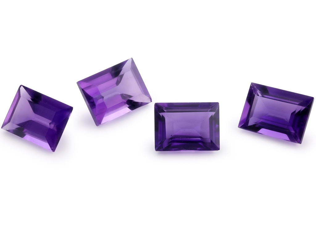 [QABS0806D] Amethyst 8x6mm Baguette Dark