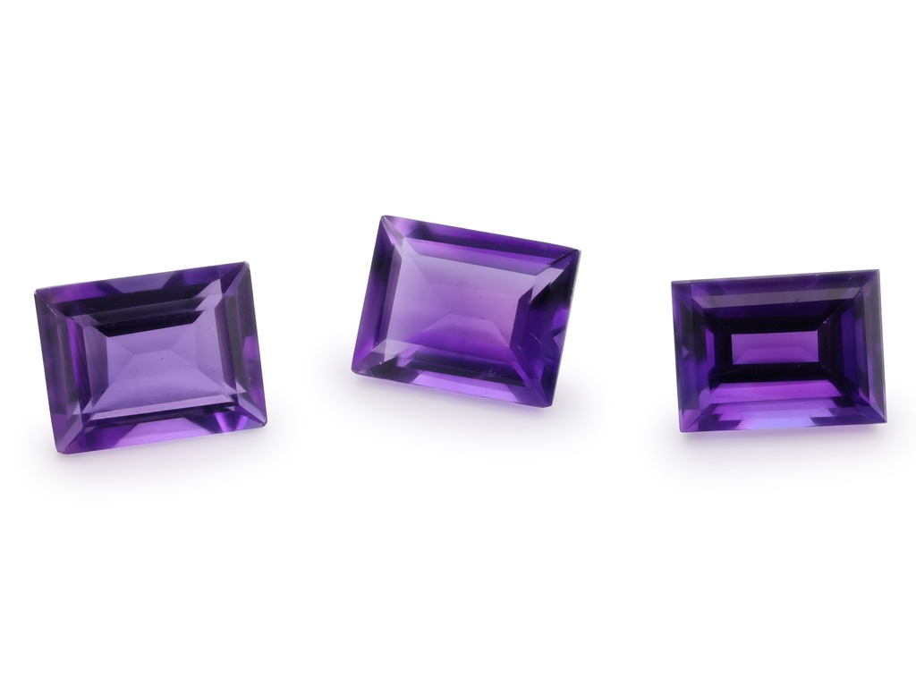 [QABS0907M] Amethyst 9x7mm Baguette Mid to Strong Colour 