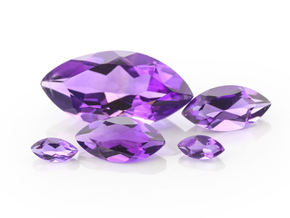[QAMB0402M] Amethyst 4x2mm Marquise Mid to Strong Colour 