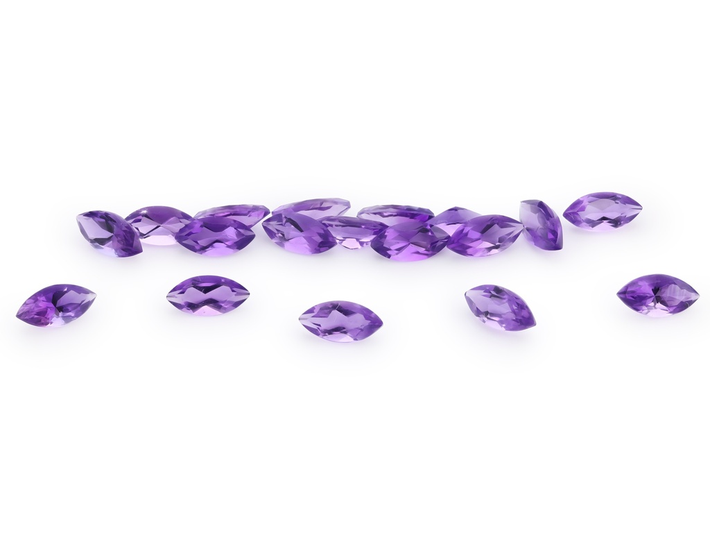 [QAMB0603M] Amethyst 6x3mm Marquise Mid to Strong Colour 